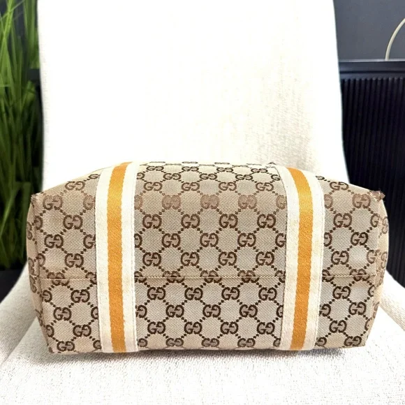 Authentic Gucci tote bag brown monogram canvas - Picture 12 of 16